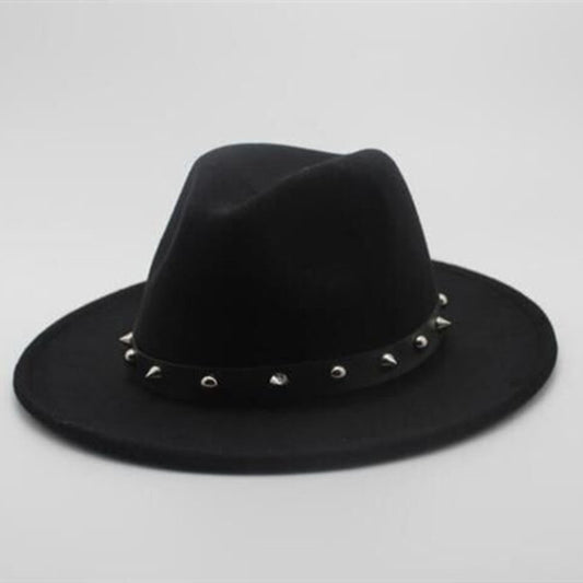Chapeau Fedora Clouté Élégant