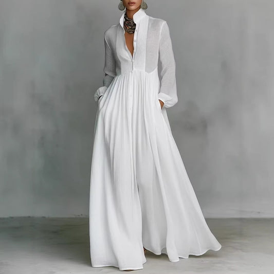 Robe Longue Fluide Élégance Intemporelle