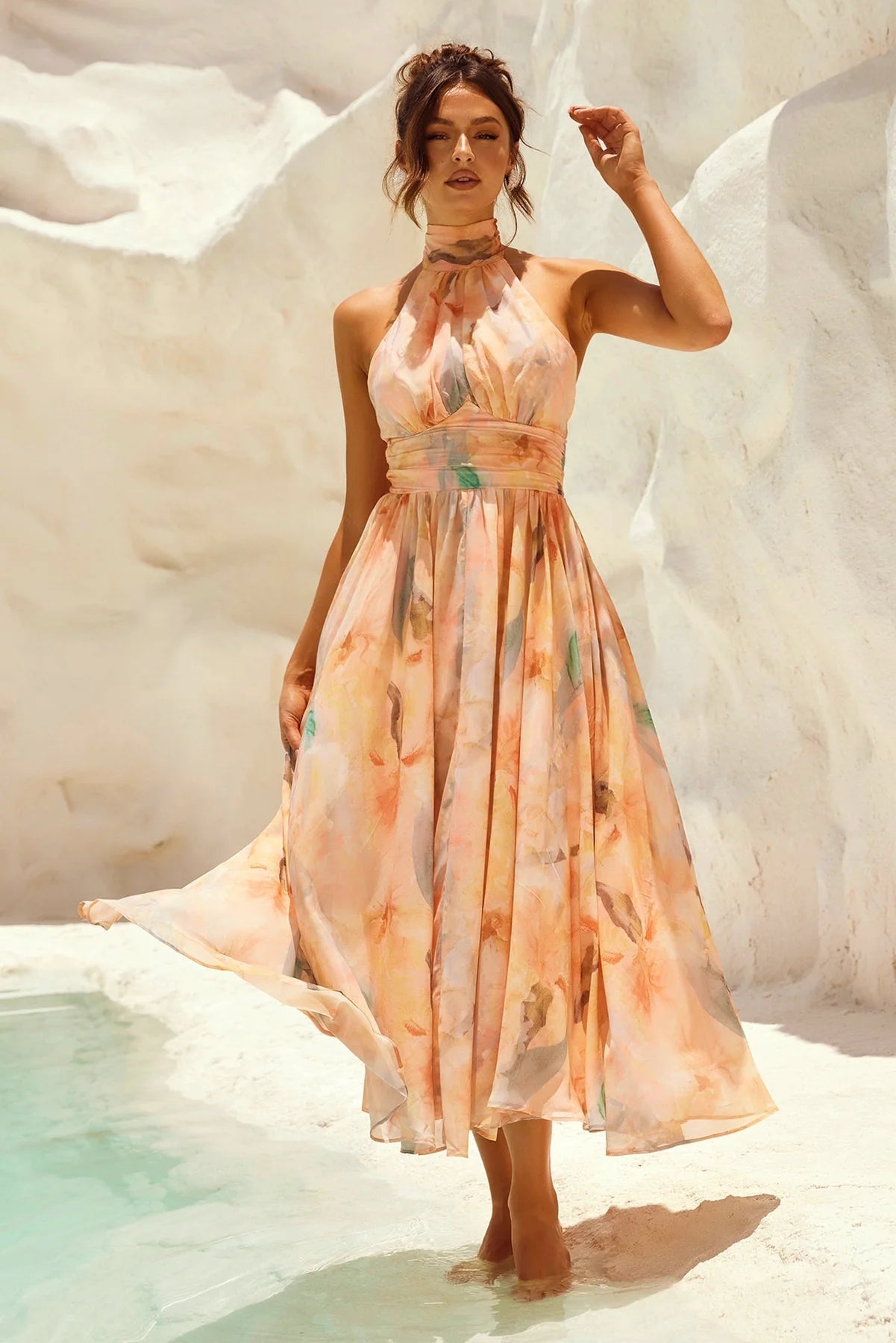 Robe Maxi Bohème Dos-Nu – Légèreté & Allure Chic