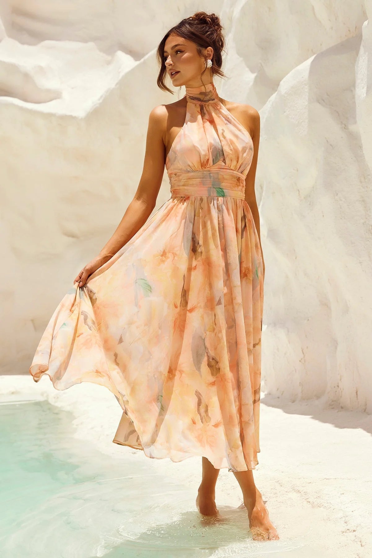 Robe Maxi Bohème Dos-Nu – Légèreté & Allure Chic