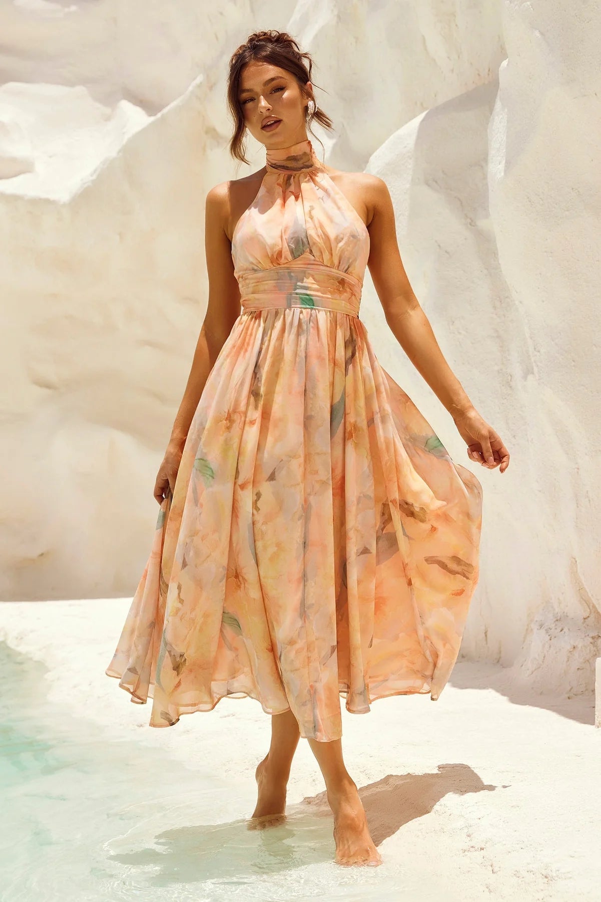 Robe Maxi Bohème Dos-Nu – Légèreté & Allure Chic