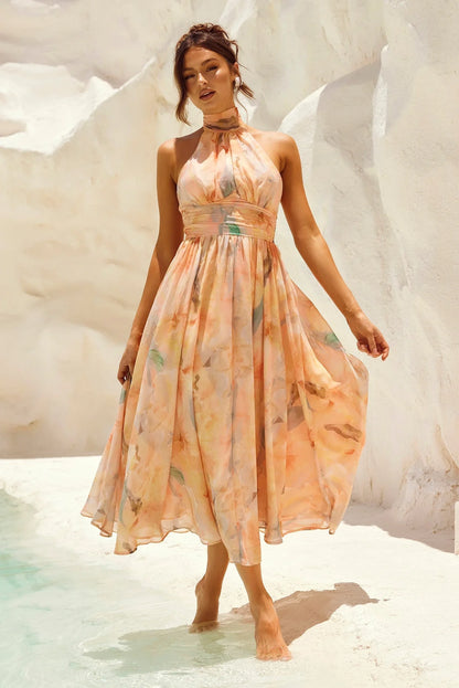 Robe Maxi Bohème Dos-Nu – Légèreté & Allure Chic